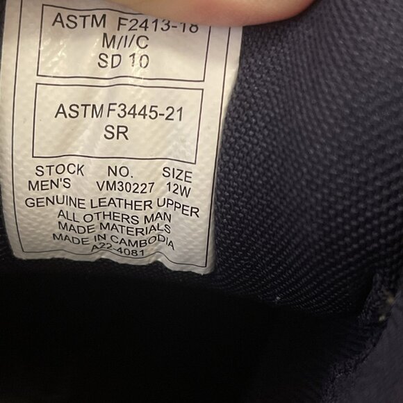 Volcom Evolve Skate Work Shoes Composite Toe Slip-Resistant Blue  Men's 12W Work - Picture 16 of 16